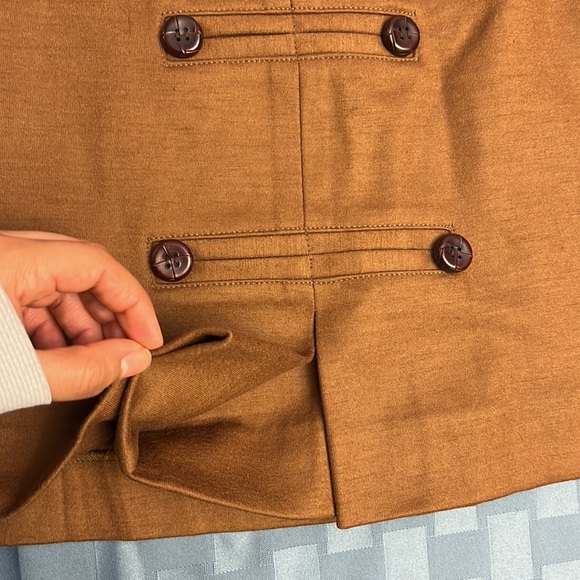 [Diane Von Furstenberg] Brown Wool Skirt - Picture 6 of 12